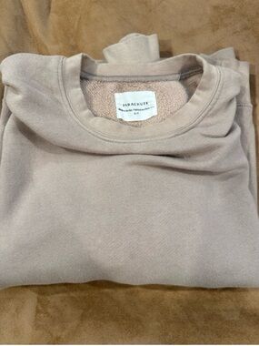 Parachute  Tan/Cream Crewneck Sweatshirt